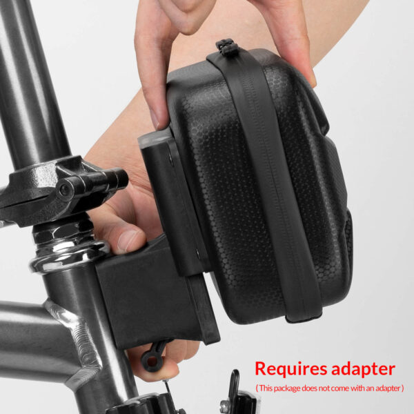 Bolso Delantero Bicicleta Plegable Carcasa Dura Impermeable Montaje Rápido 1.2L ROCKBROS