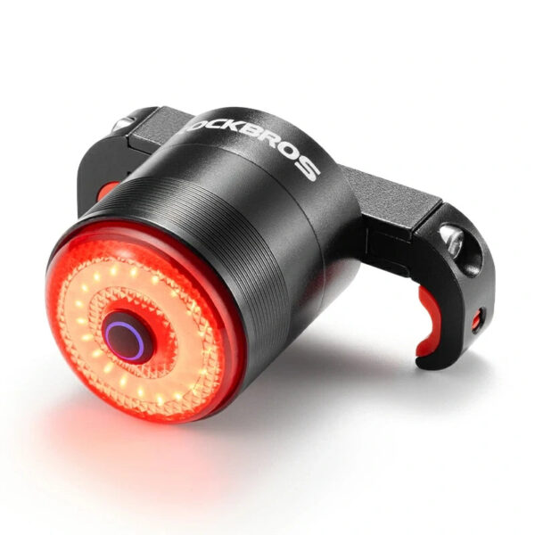Luz Trasera Bicicleta Q5 Mini Sensor de Freno USB-C ROCKBROS