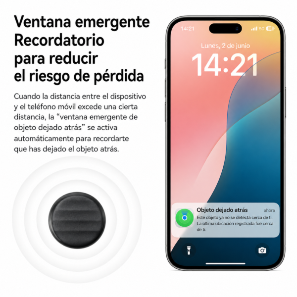 Localizador Antirrobo Bicicleta Compatible Apple AirTag - Imagen 6