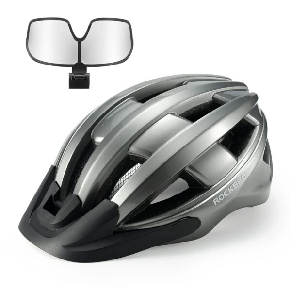 Casco Bicicleta con Visera Fotocromática y Luz Trasera Recargable USB ROCKBROS