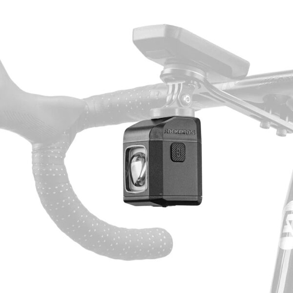 Luz Delantera Bicicleta M8 1600 Lúmenes USB-C Control Remoto Pantalla Digital ROCKBROS