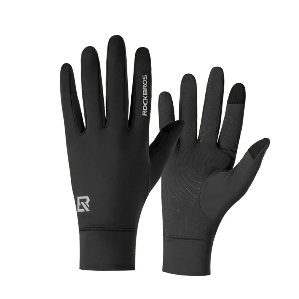Guantes de ciclismo de invierno Rockbros CG6500 negros