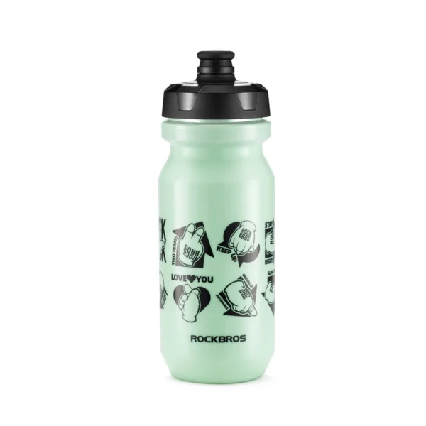 Botella de ciclismo Rockbros DCBT-100 600 ml color Apricot