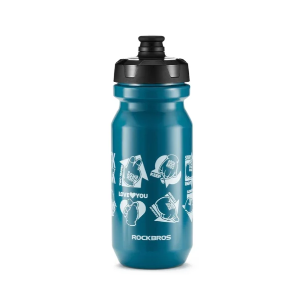 Botella de ciclismo Rockbros DCBT-100 600 ml color Verde