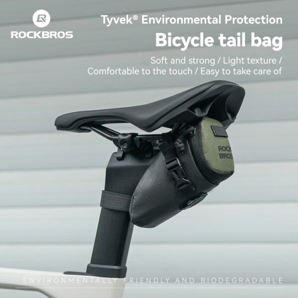 Bolso de Sillín Compacto Eco-Sostenible 0.2L ROCKBROS