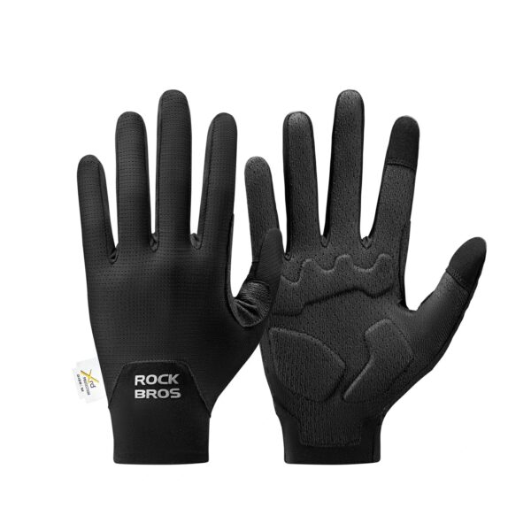 Guantes Ciclismo Dedo Completo Pantalla Táctil Acolchado PORON® XRD ROCKBROS