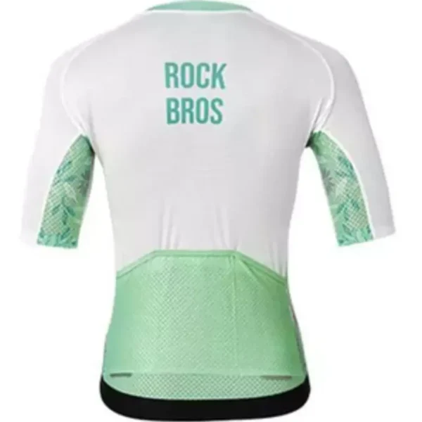 Jersey de ciclismo para mujer manga corta blanco Rockbros - Imagen 2