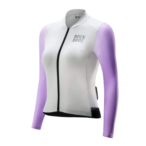 Jersey de ciclismo mujer manga larga Rockbros - Imagen 2