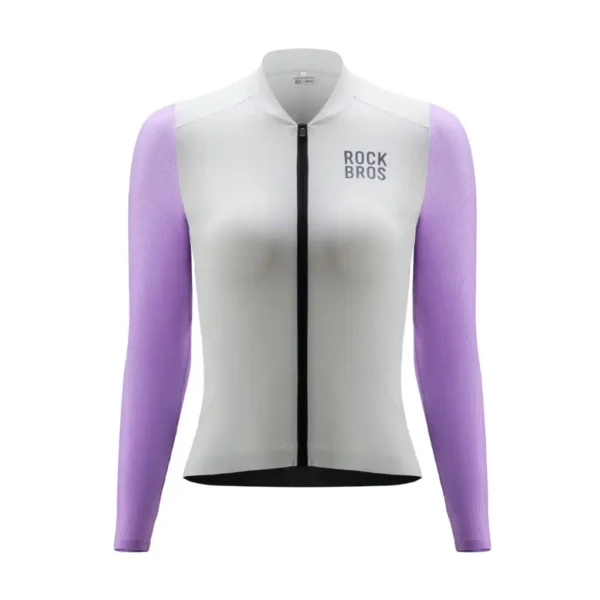 Jersey de ciclismo mujer manga larga Rockbros