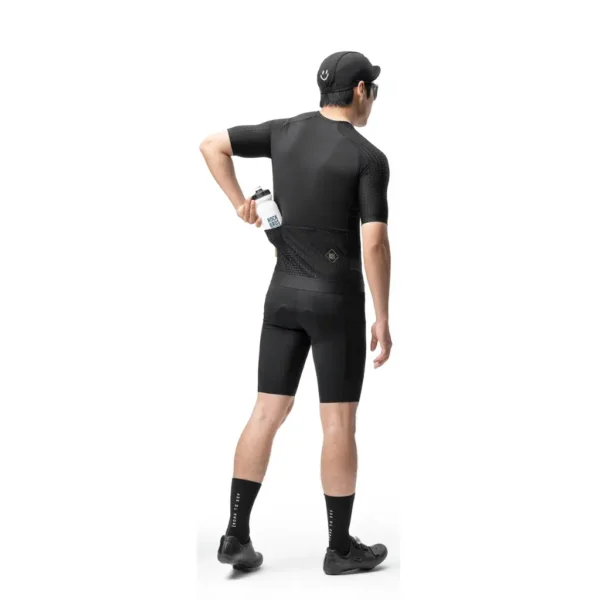 Jersey ciclismo manga corta negro Rockbros - Imagen 3