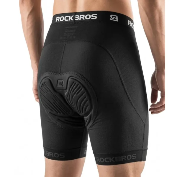 Short de ciclismo negro Rockbros - Imagen 4