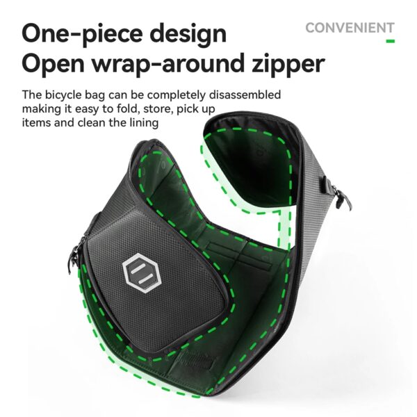 Bolso para Rack Trasero Bicicleta Plegable Una Pieza 11L-15L ROCKBROS