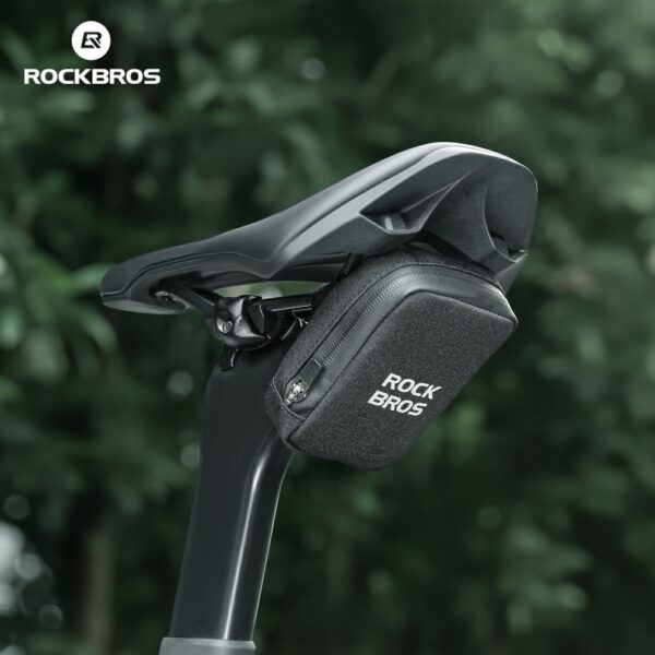 Bolso de Sillín 2 en 1 con Portabotellas Integrado para Bicicleta ROCKBROS