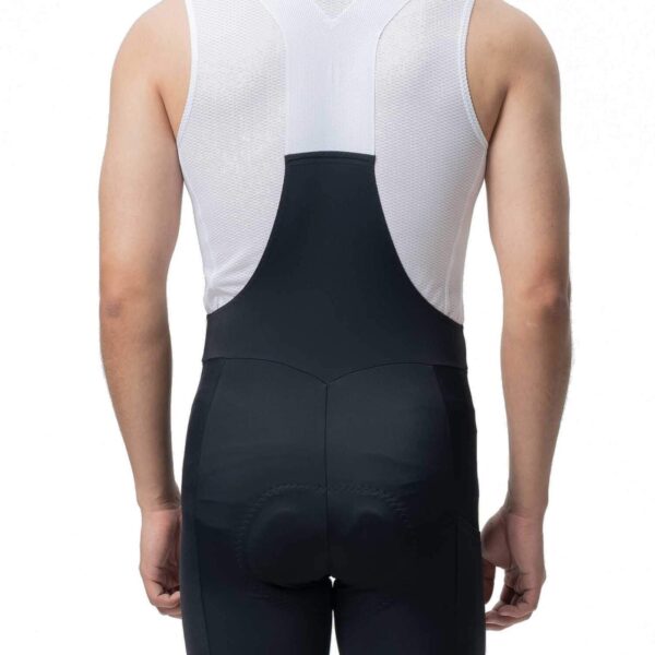 Culotte con tirantes RK13 Rockbros negro - puesto, vista trasera