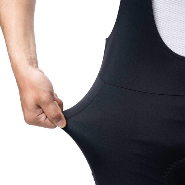 Culotte con tirantes RK13 Rockbros negro - tela elástica de alta recuperación