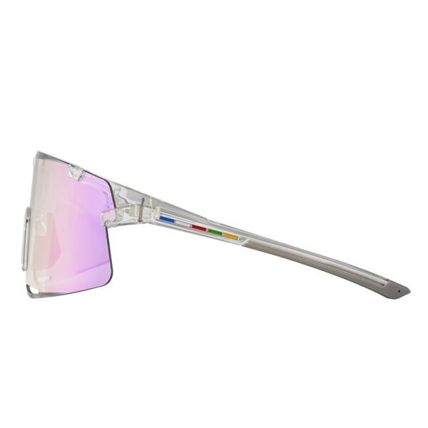 Lentes de ciclismo Rockbros BOUNDLESS morado vista lateral