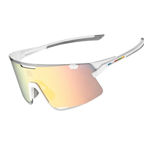 Lentes de ciclismo Rockbros BOUNDLESS SP110Y blanco