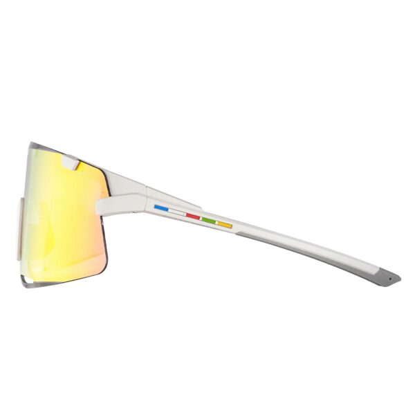 Lentes de ciclismo Rockbros BOUNDLESS blanco vista lateral