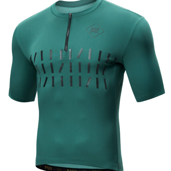 Jersey Ciclismo Hombre Half-Zip Manga Corta Verano Serie Walker ROCKBROS
