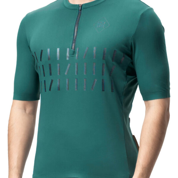 Jersey Ciclismo Hombre Half-Zip Manga Corta Verano Serie Walker ROCKBROS