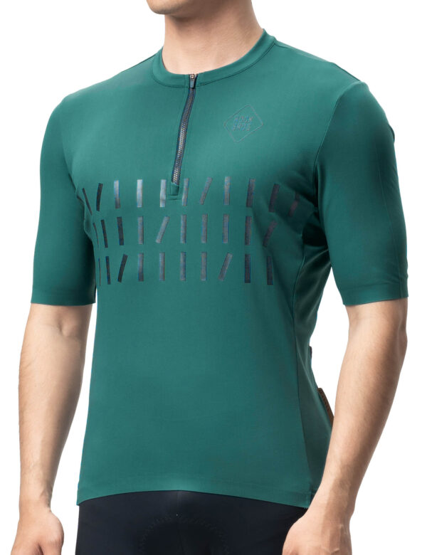 Jersey Ciclismo Hombre Half-Zip Manga Corta Verano Serie Walker ROCKBROS