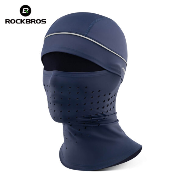 Pasamontañas Ice Silk Protección Solar y Cortaviento para Ciclismo ROCKBROS