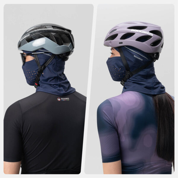 Pasamontañas Ice Silk Protección Solar y Cortaviento para Ciclismo ROCKBROS