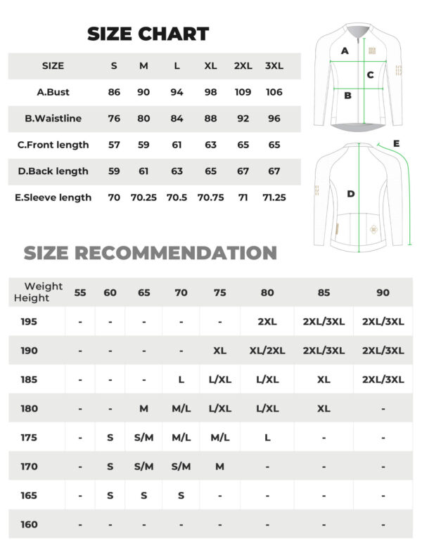 Jersey Ciclismo Hombre Manga Larga Corte 3D Diamond Fit ROCKBROS