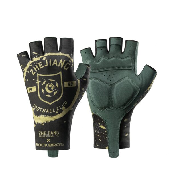 Guantes Ciclismo Medio Dedo Edición Limitada Zhejiang FC ROCKBROS