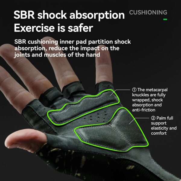 Guantes Ciclismo Medio Dedo Edición Limitada Zhejiang FC ROCKBROS