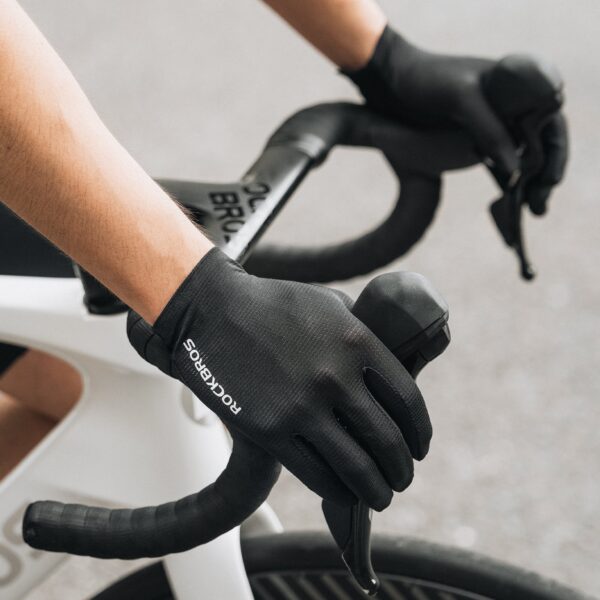 Guantes Ciclismo Dedo Completo Transpirables Primavera Verano Otoño ROCKBROS