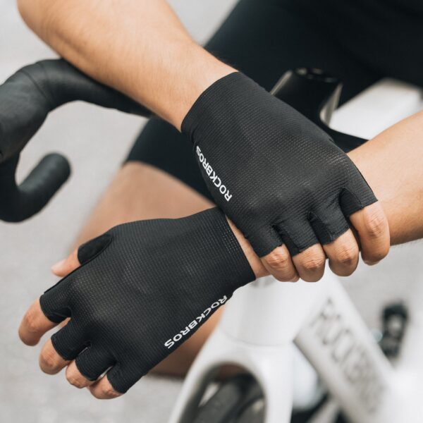 Guantes Ciclismo Medio Dedo Transpirables Primavera Verano Otoño ROCKBROS