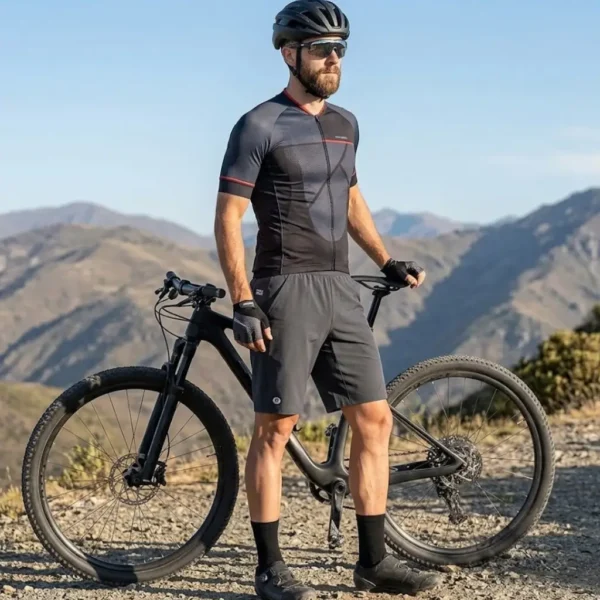Short de ciclismo Negro Rockbros - Imagen 5