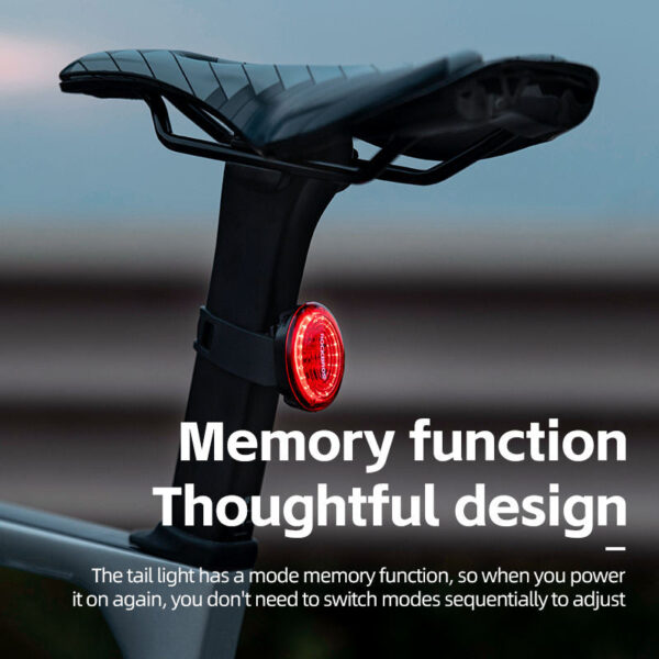 Luz Trasera Bicicleta Inteligente Sensor de Freno IPX7 ROCKBROS