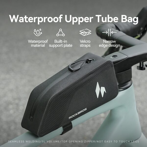 Bolso Tubo Superior RideMate 100% Impermeable 1L ROCKBROS