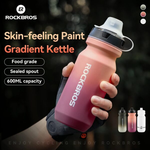 Botella para Bicicleta Antigoteo 750ml Roja Rockbros PP510 ROCKBROS