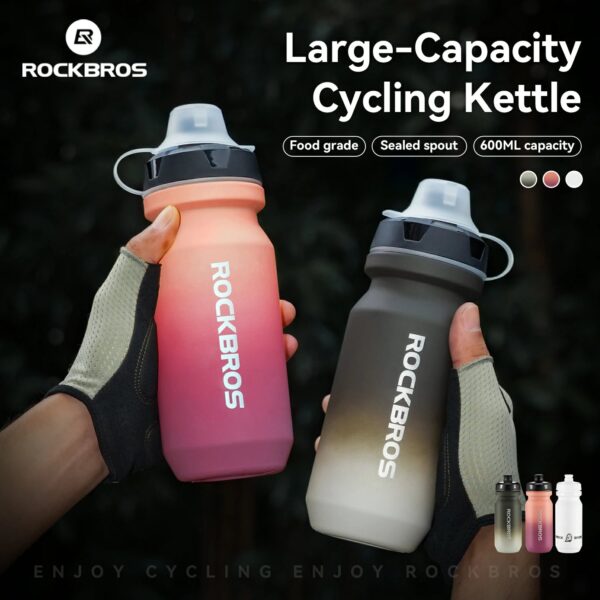 Botella para Bicicleta Antigoteo 750ml Roja Rockbros PP510 ROCKBROS