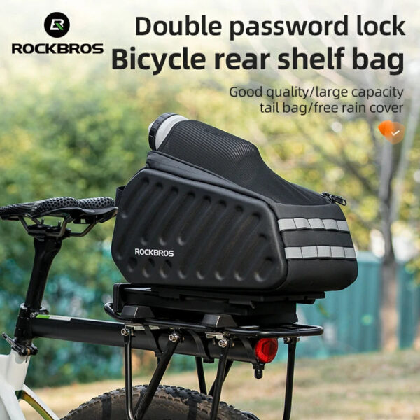 Bolso Rigido Impermeable para Parrilla Rockbros REBACK104 ROCKBROS