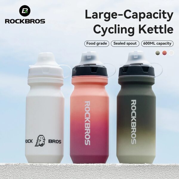 Botella para Bicicleta Antigoteo 750ml Roja Rockbros PP510 ROCKBROS