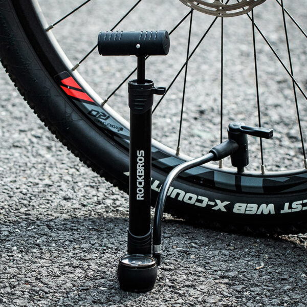 Inflador de Pie para Bicicleta 120 PSI Rockbros JG-6001 ROCKBROS