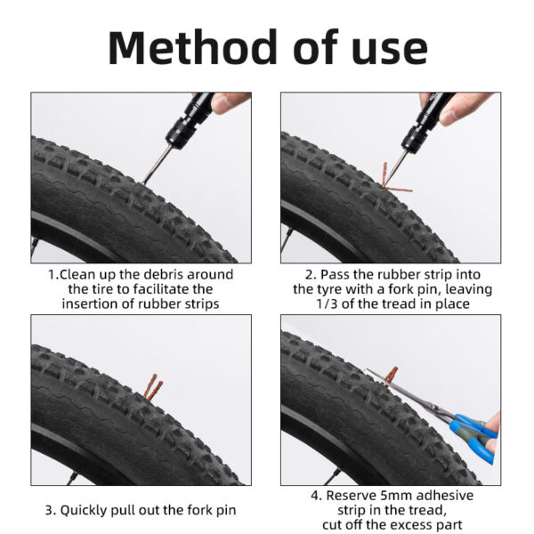 Kit de Reparacion de Llantas Tubeless Rockbros PCH-3001 ROCKBROS
