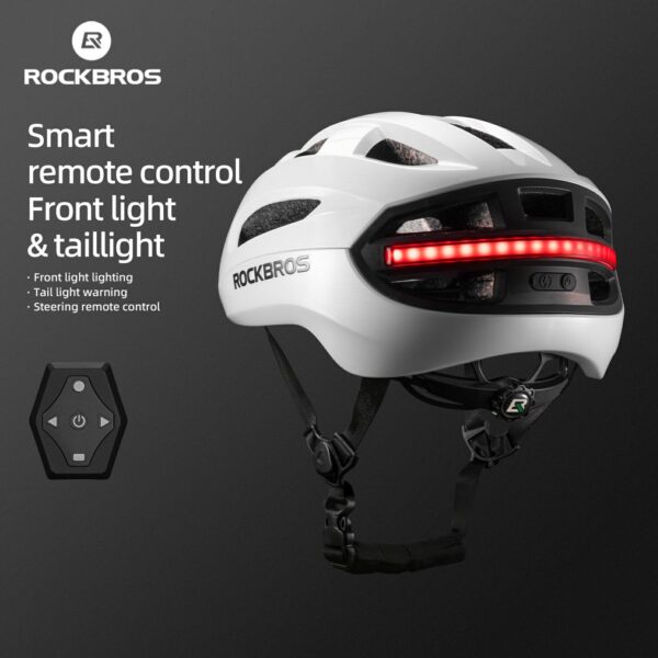 Casco Inteligente con Luces y Direccionales Rockbros HLM36001 ROCKBROS