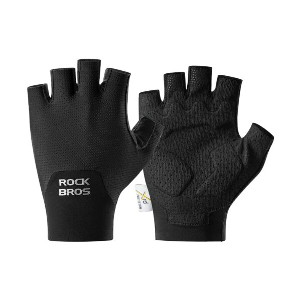 Guantes Cortos de Ciclismo Negro Rockbros S510 ROCKBROS
