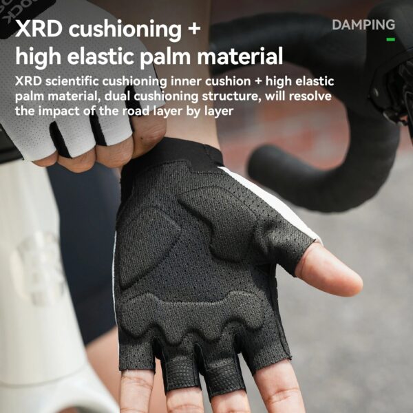 Guantes Cortos de Ciclismo Negro Rockbros S510 ROCKBROS