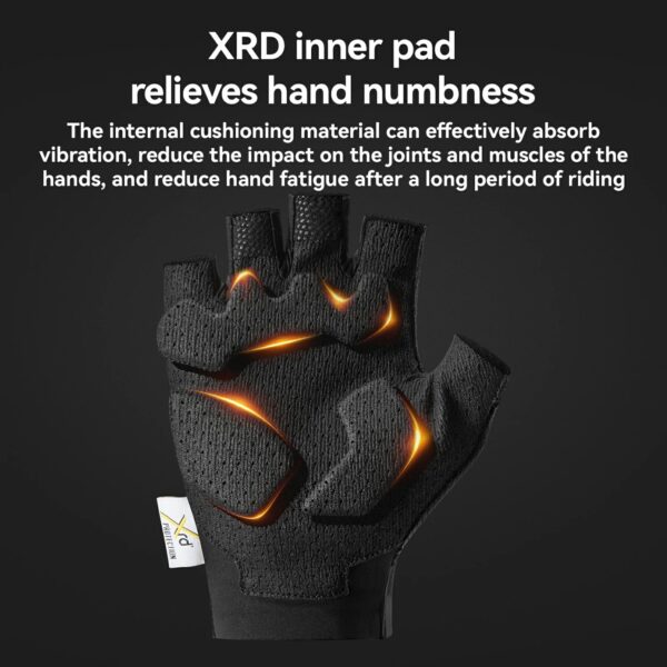 Guantes Cortos de Ciclismo Negro Rockbros S510 ROCKBROS