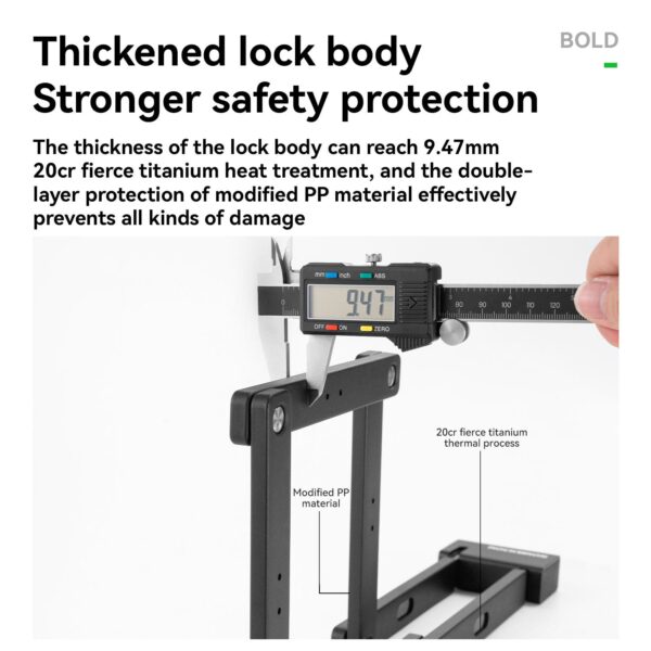 Candado Plegable de Alta Seguridad Rockbros RKU-5000 ROCKBROS