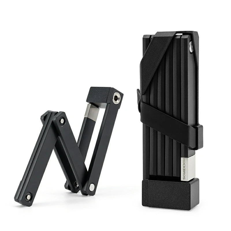 Candado Plegable para Bicicleta con Soporte Rockbros WD-3001 ROCKBROS