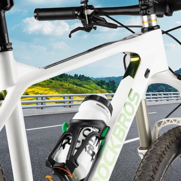 Portabotellas Ajustable para Bicicleta y Moto Negro Rockbros 2904 ROCKBROS