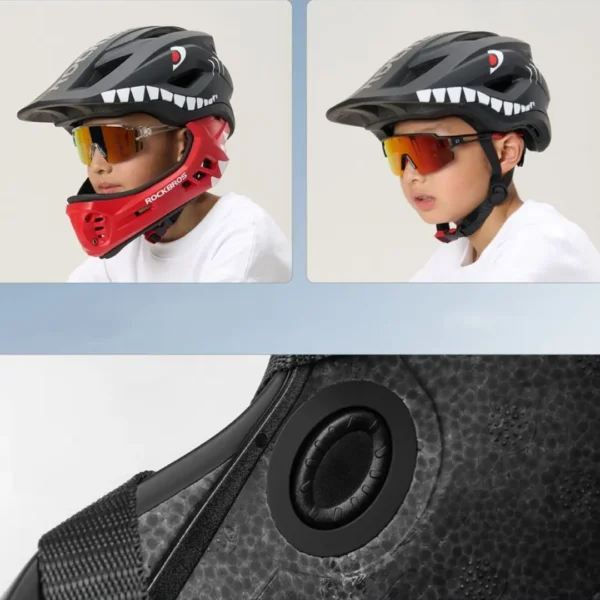 Casco Integral Infantil para Bicicleta Rockbros TT-32005 - Imagen 8