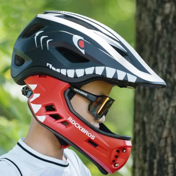 Casco Integral Infantil para Bicicleta Rockbros TT-32005 - Imagen 2